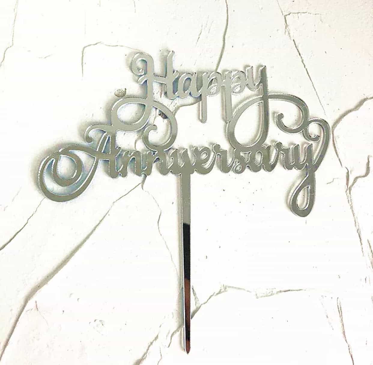 Anniversary Cake Topper-Cake Topper-All-Times-Gifts