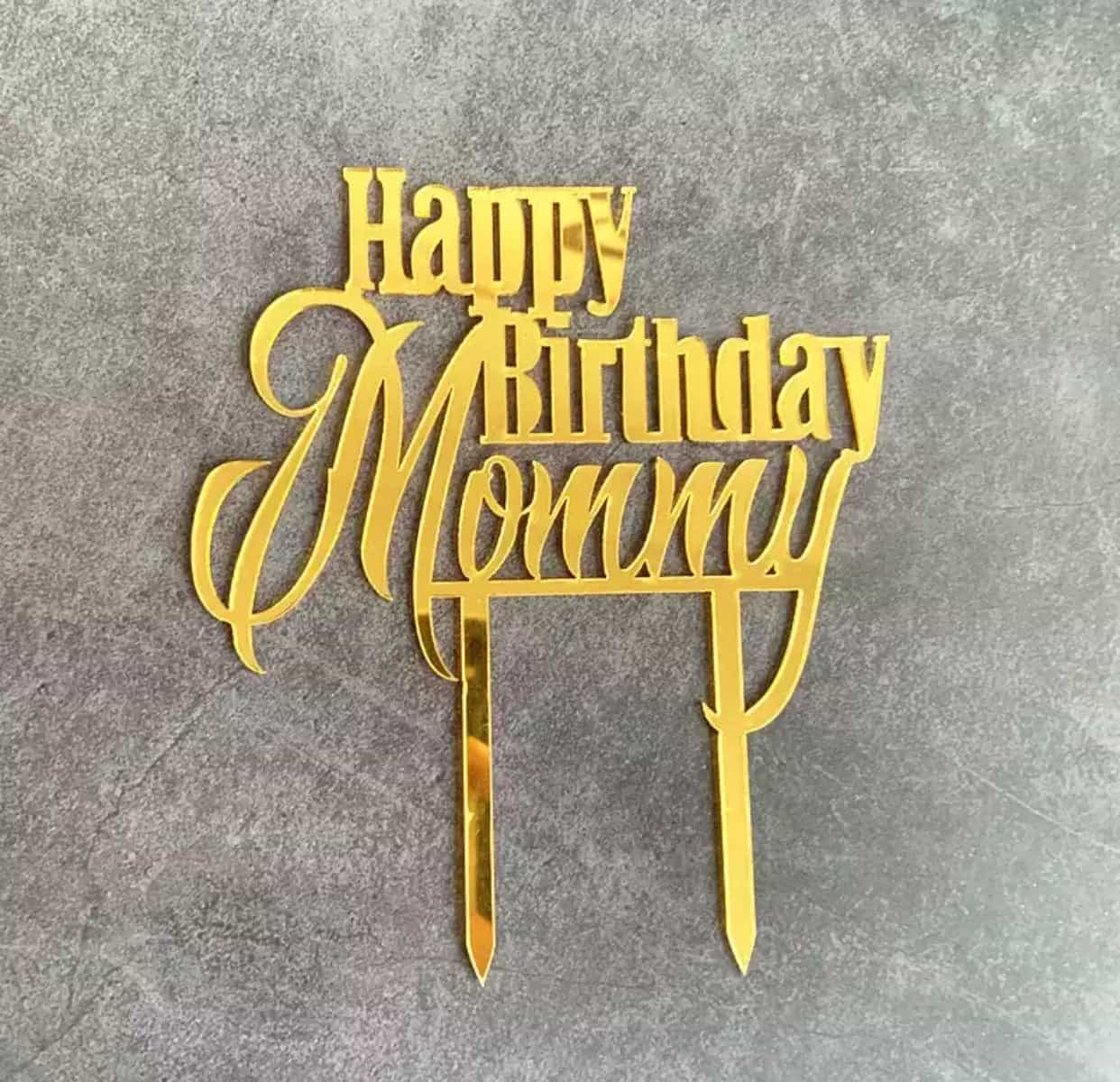 Birthday Mommy / Daddy Cake Topper-Cake Topper-All-Times-Gifts