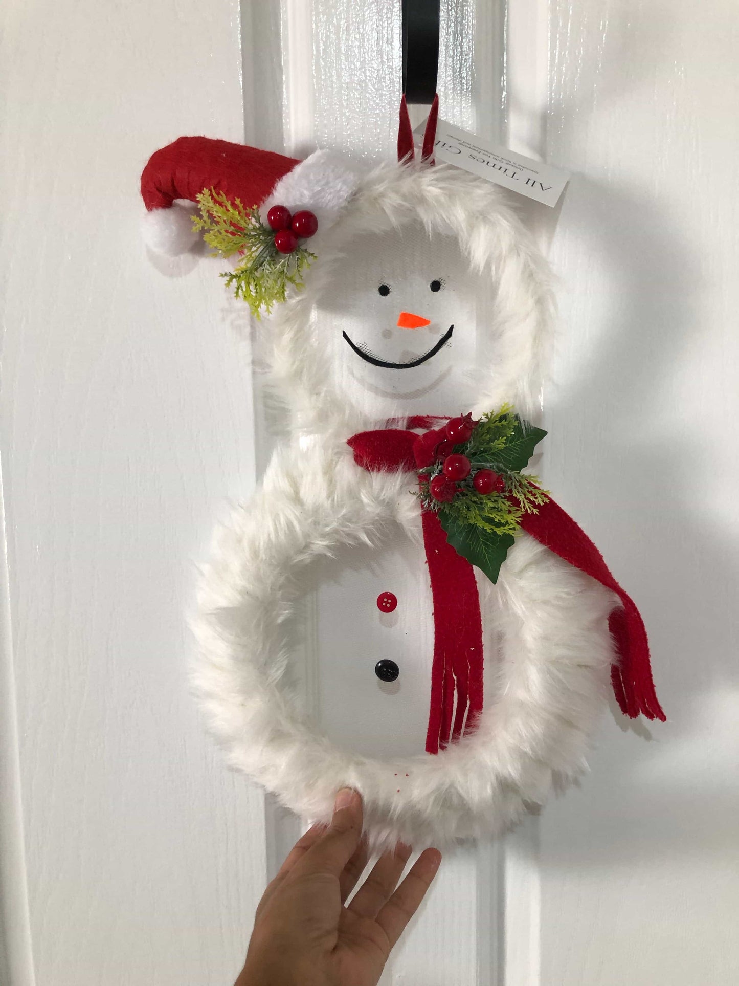 Hollow fur snowman-All-Times-Gifts