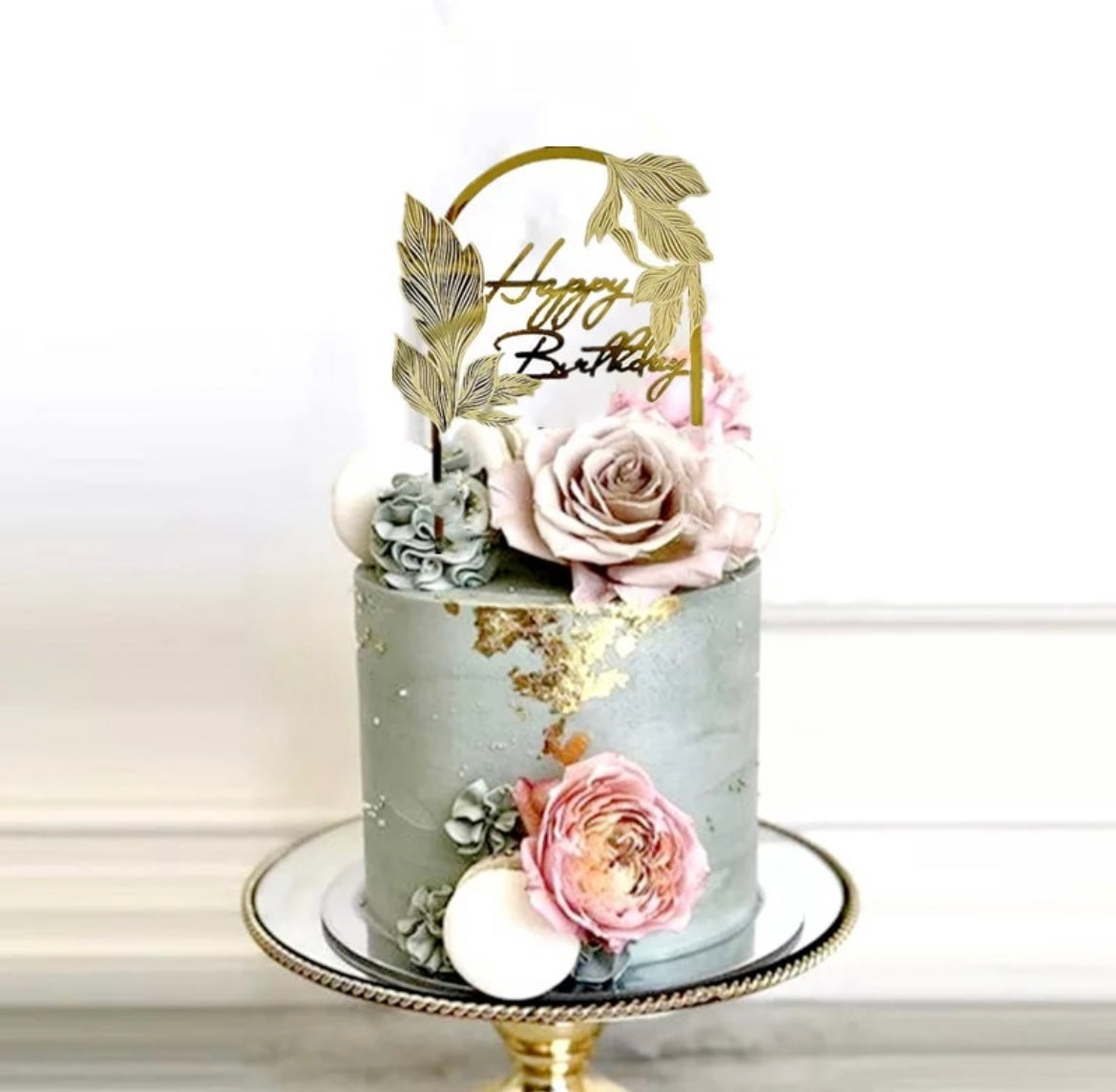 Arch leaves 🍃 cake topper-All-Times-Gifts