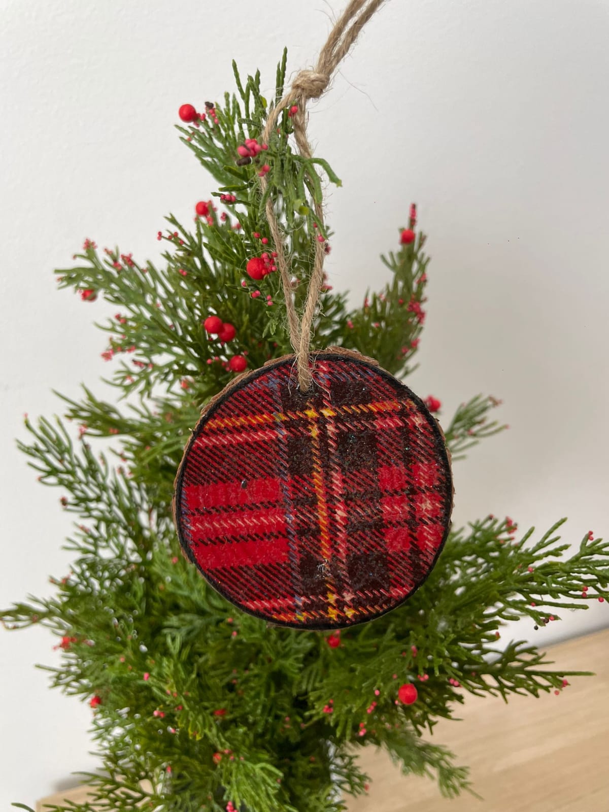3pcs set Christmas wood slice