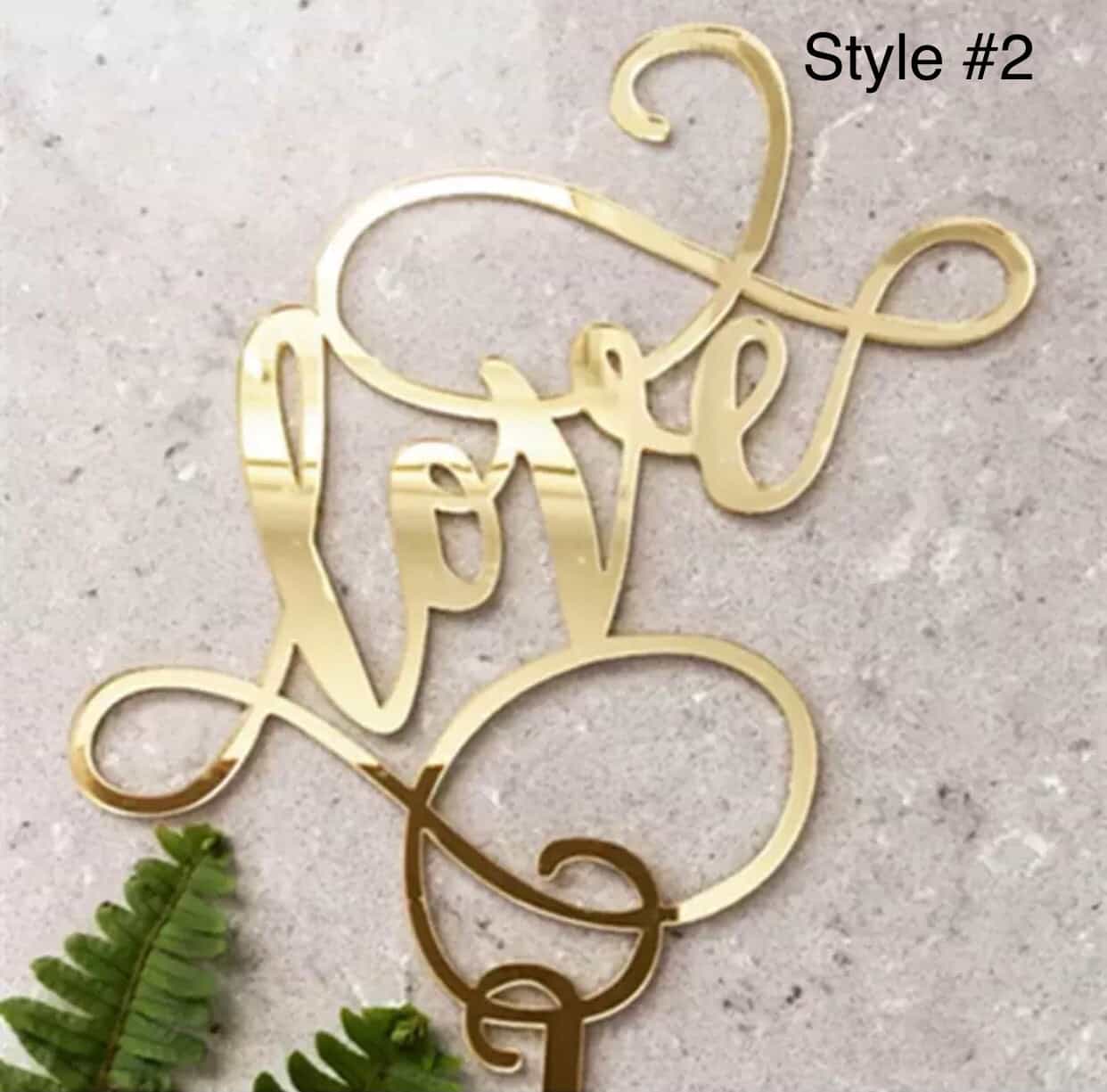 Love Cake Topper-Cake Topper-All-Times-Gifts