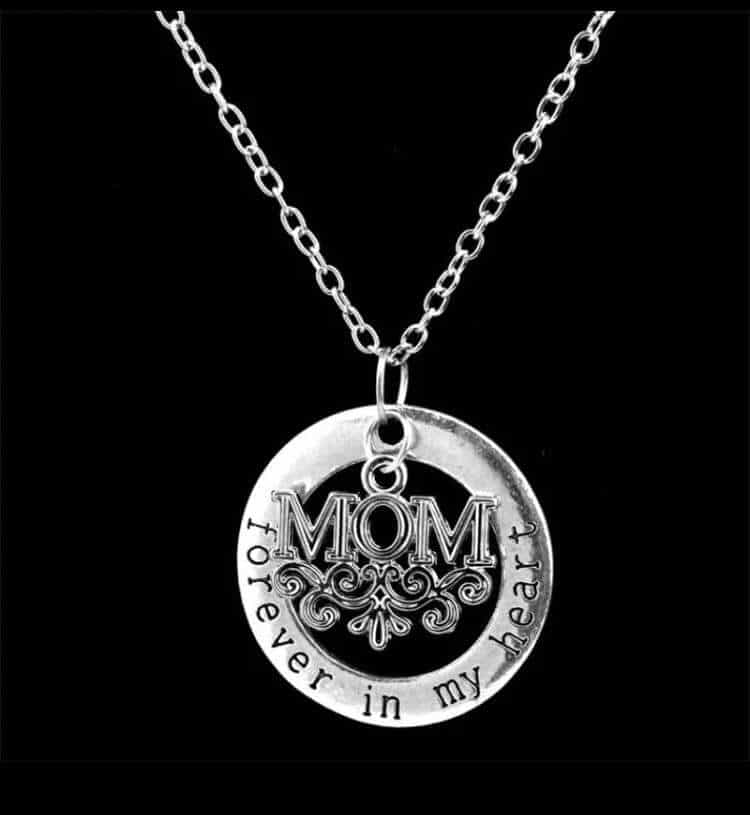 Mom Forever In My Heart Necklace-All-Times-Gifts