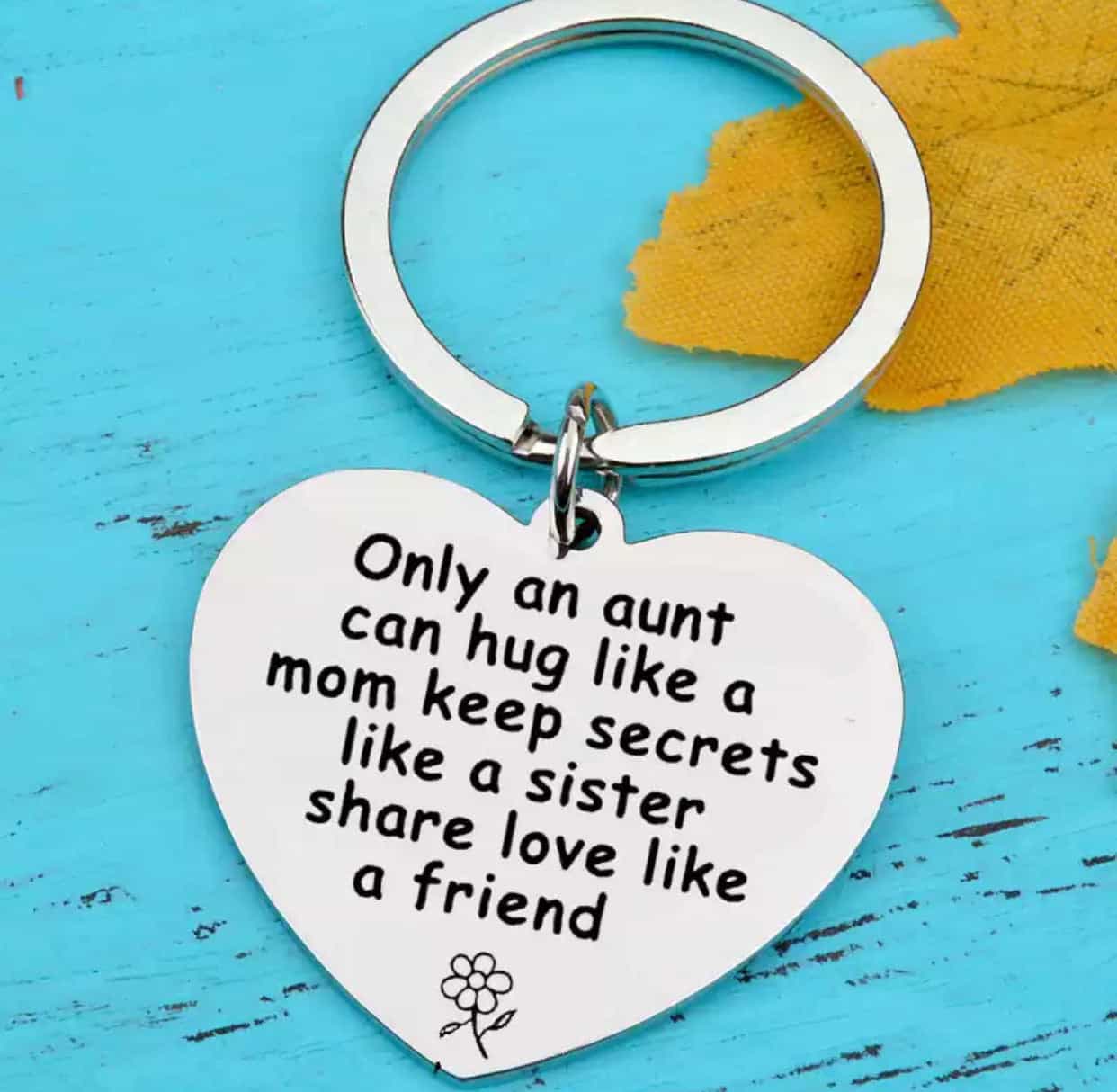 Only an Aunt keychain-All-Times-Gifts