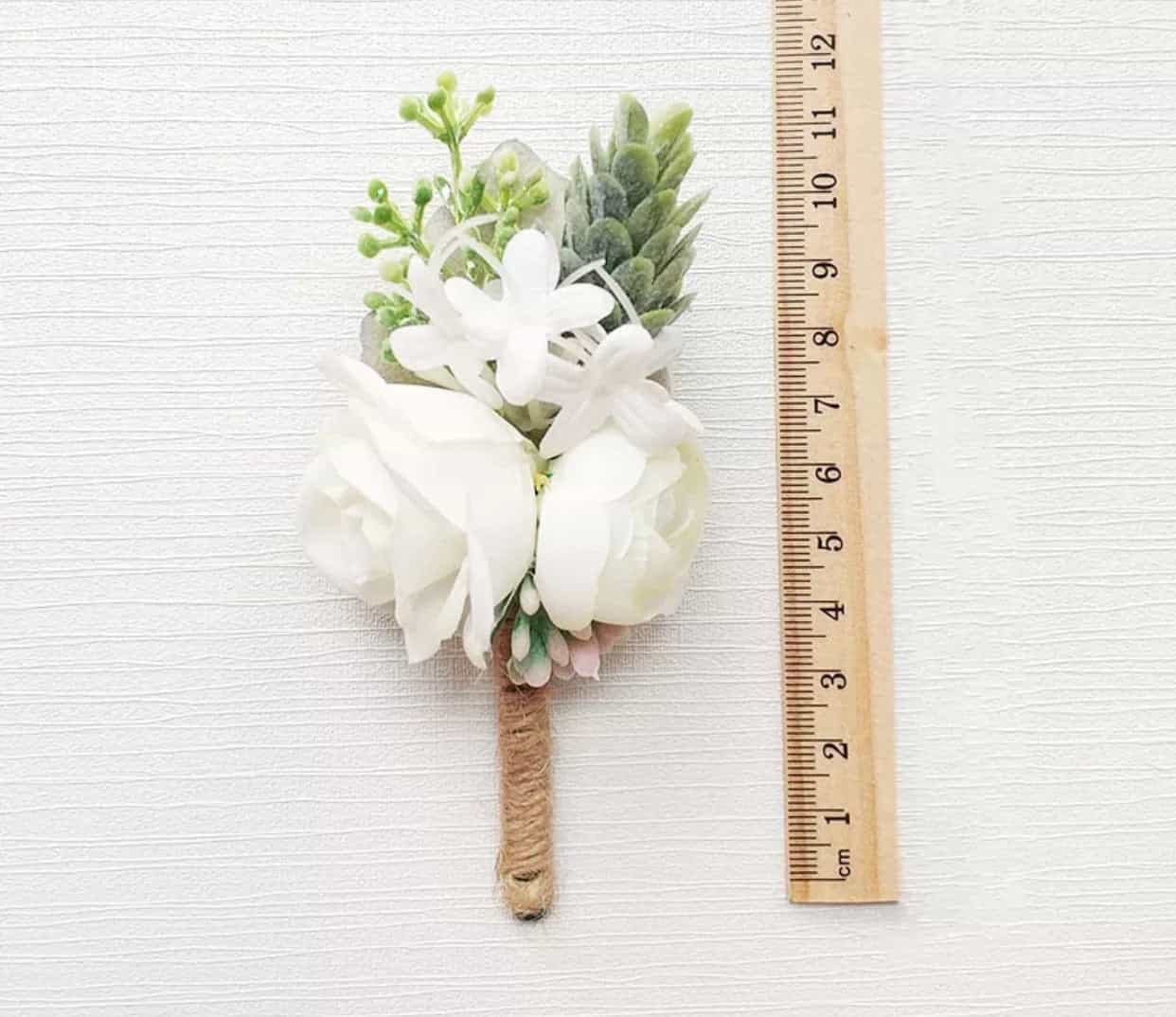 Pink or White ponies Buttonhole/ Boutonnières-All-Times-Gifts