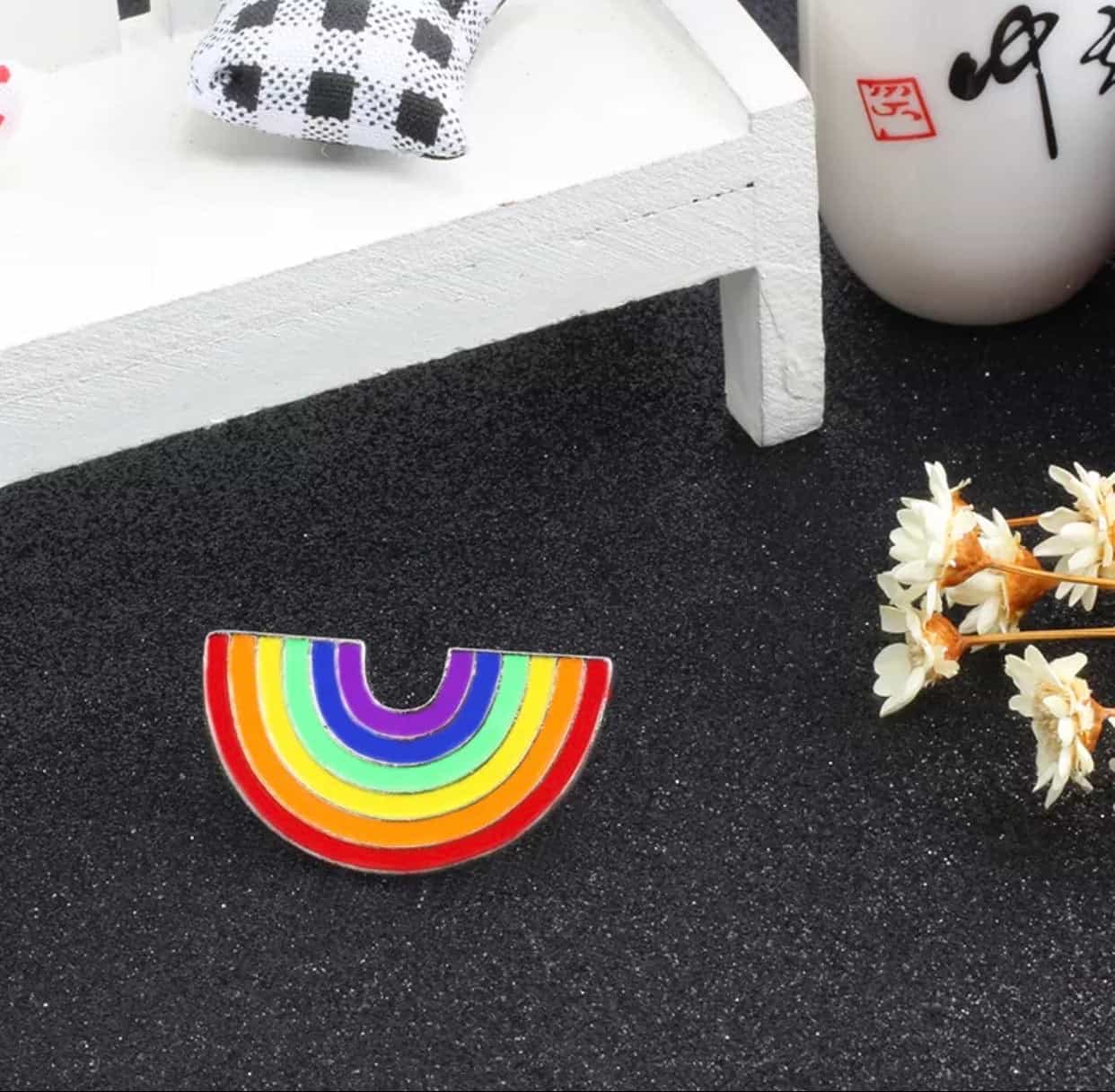 Rainbow Pin Brooch-All-Times-Gifts