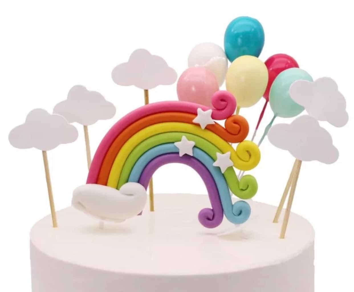 Rainbow Set Cake Topper-Cake Topper-All-Times-Gifts