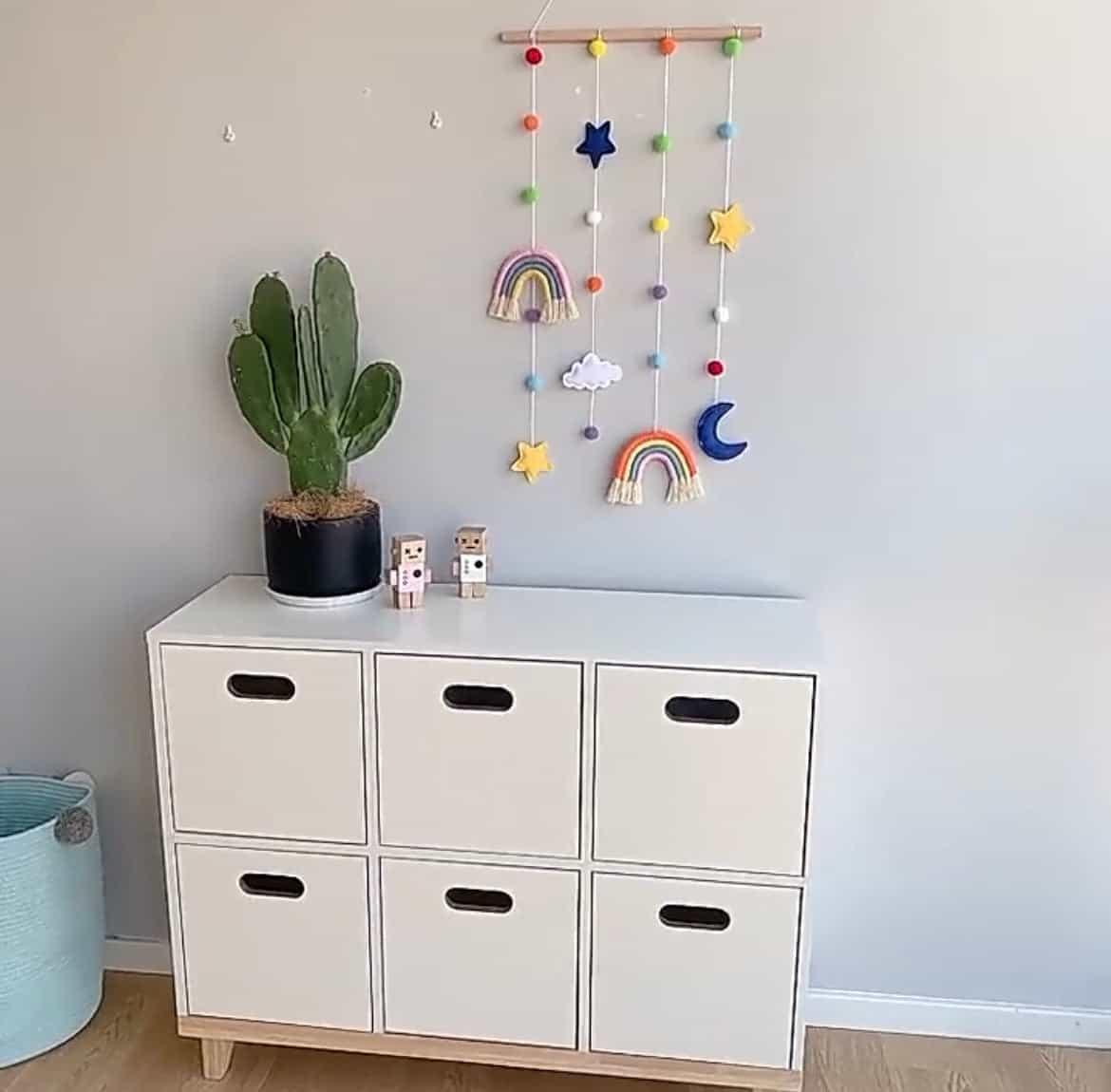 Rainbow wooden hanger decor-All-Times-Gifts