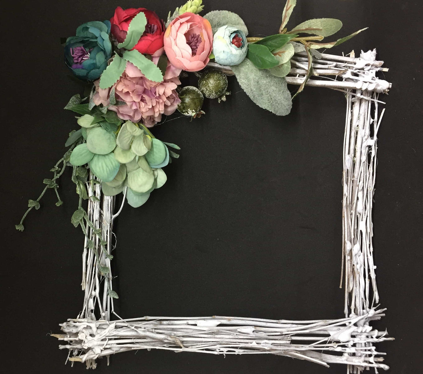 Rustic Shabby Chic Floral Frame-All-Times-Gifts