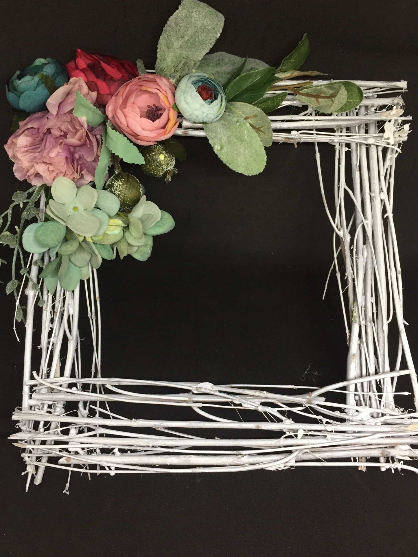 Rustic Shabby Chic Floral Frame-All-Times-Gifts