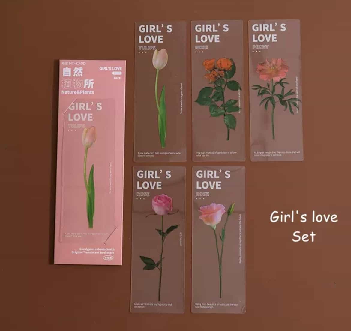 5pcs set Semi transparent bookmarks-All-Times-Gifts