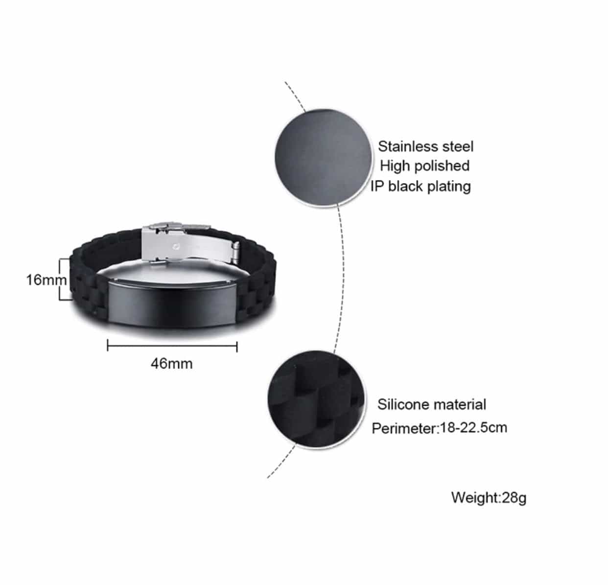 Silicon Bracelet with Bible Scriptures-All-Times-Gifts
