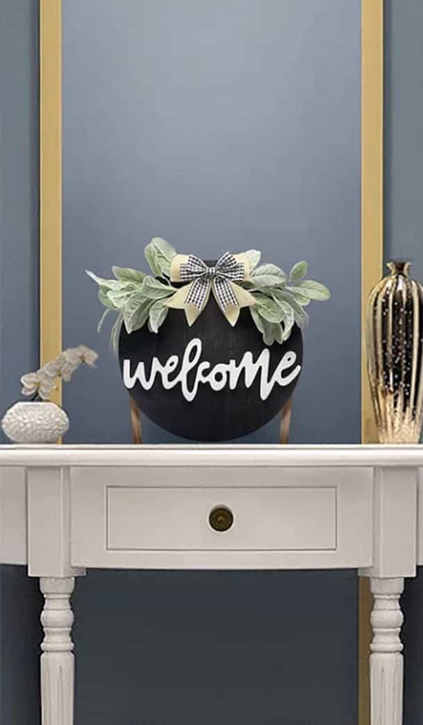 Welcome Wreath Wooden Sign-All-Times-Gifts
