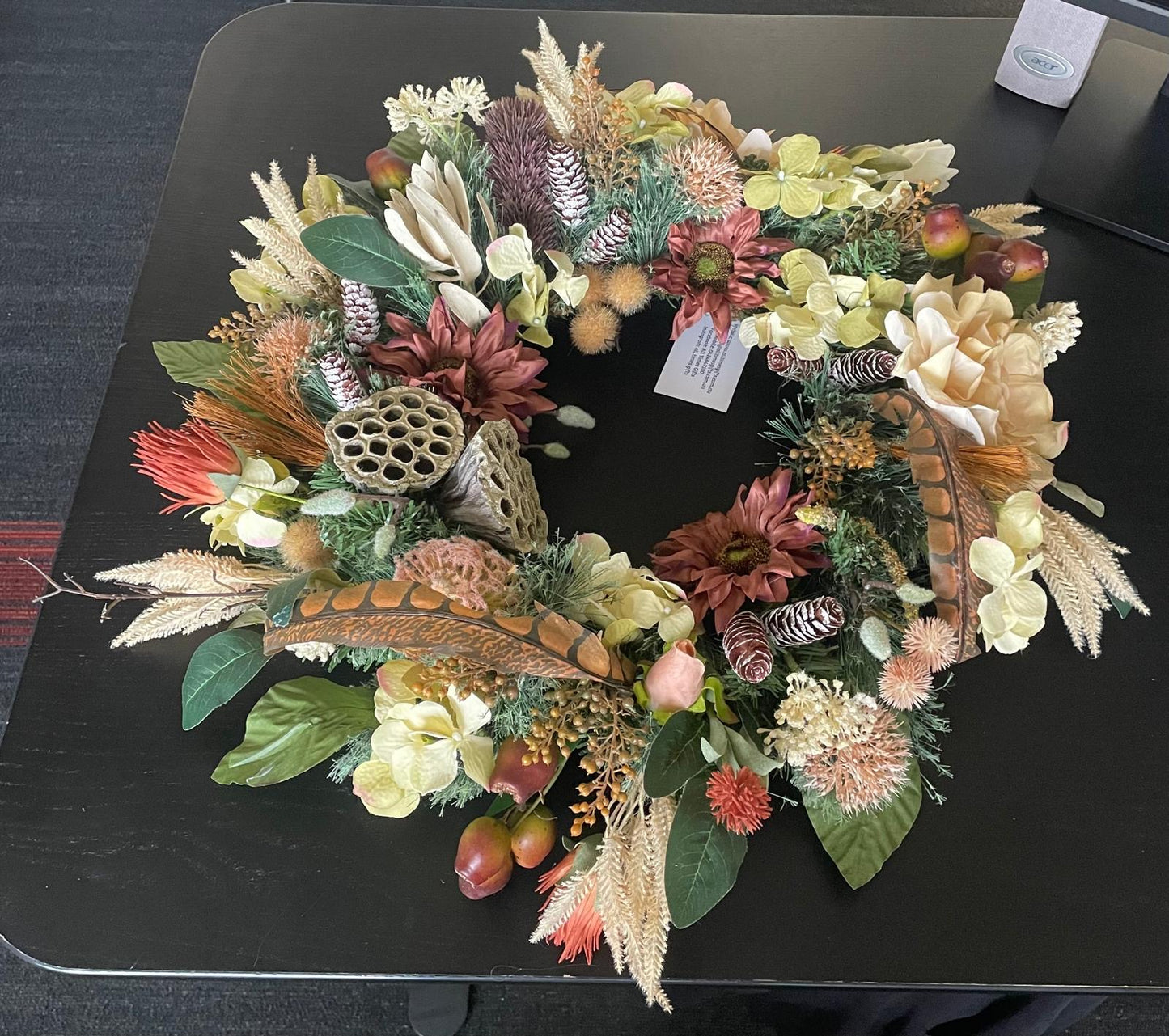 Earthly colors wreath