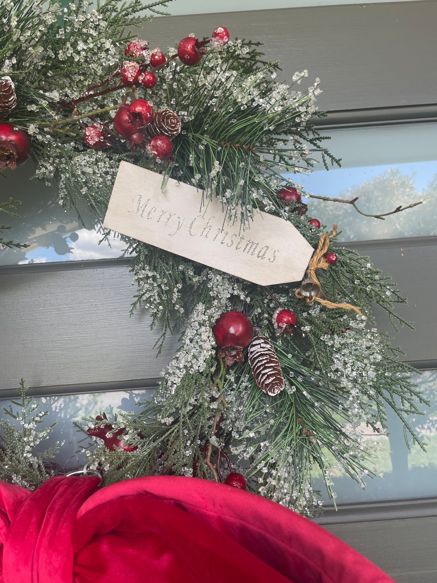 Christmas Wreath With A Big Bow