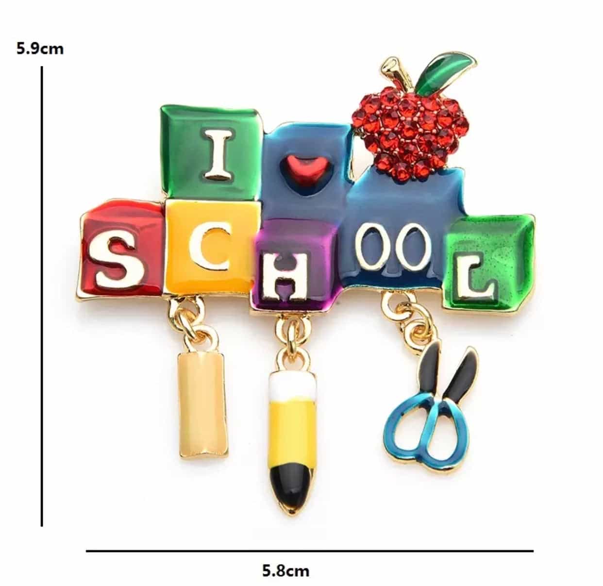 Teacher Brooches Pins-Teacher's Gifts-All-Times-Gifts