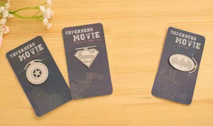3pcs/Set Superhero Metal Bookmarks-Bookmarks-All-Times-Gifts