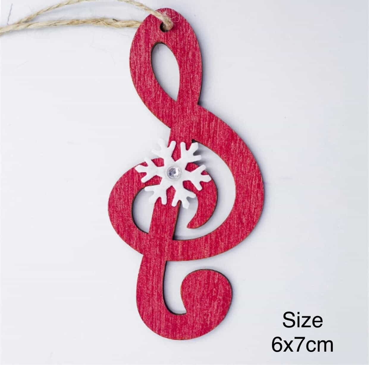 Musical Note Christmas Pendants-All-Times-Gifts