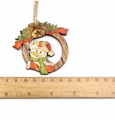 5pcs/Set Christmas Wooden Decoration Snowman-All-Times-Gifts
