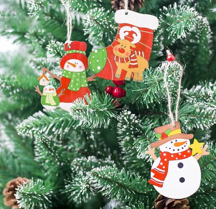 5pcs/Set Colourful Designs Christmas Ornaments-All-Times-Gifts