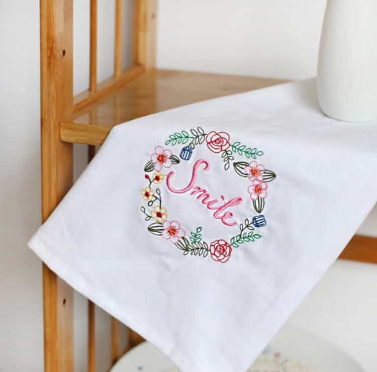 Embroidered Cotton Table Napkins-Home Decor-All-Times-Gifts
