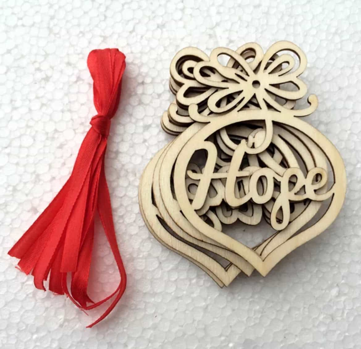 Natural Wooden Hanging Christmas Decoration-All-Times-Gifts