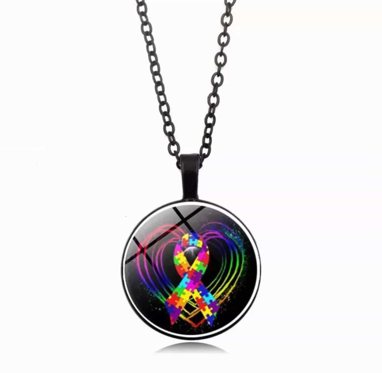 Autism awareness necklace-All-Times-Gifts