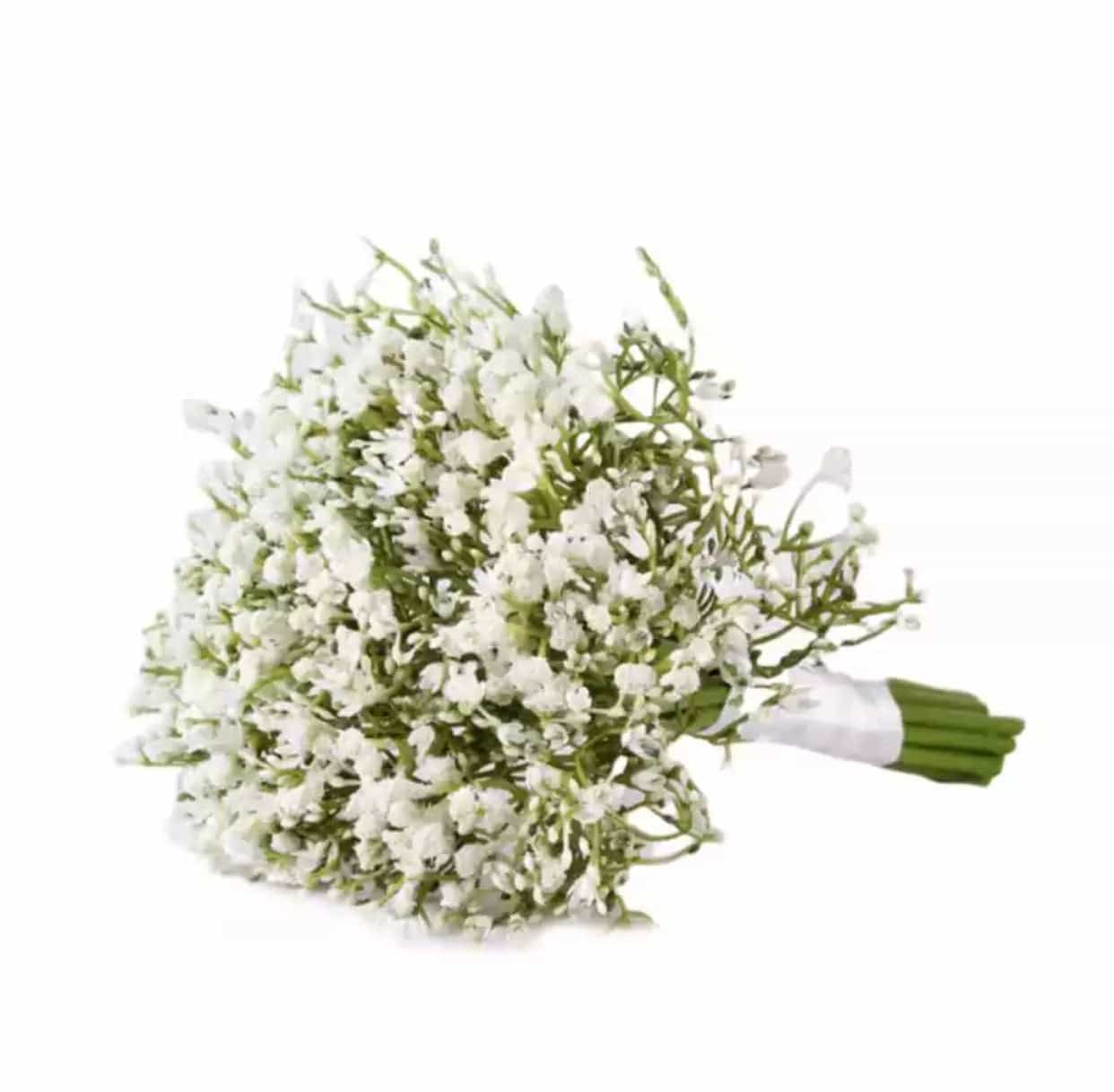 Baby's Breath Real Touch Bridal Bouquet-All-Times-Gifts