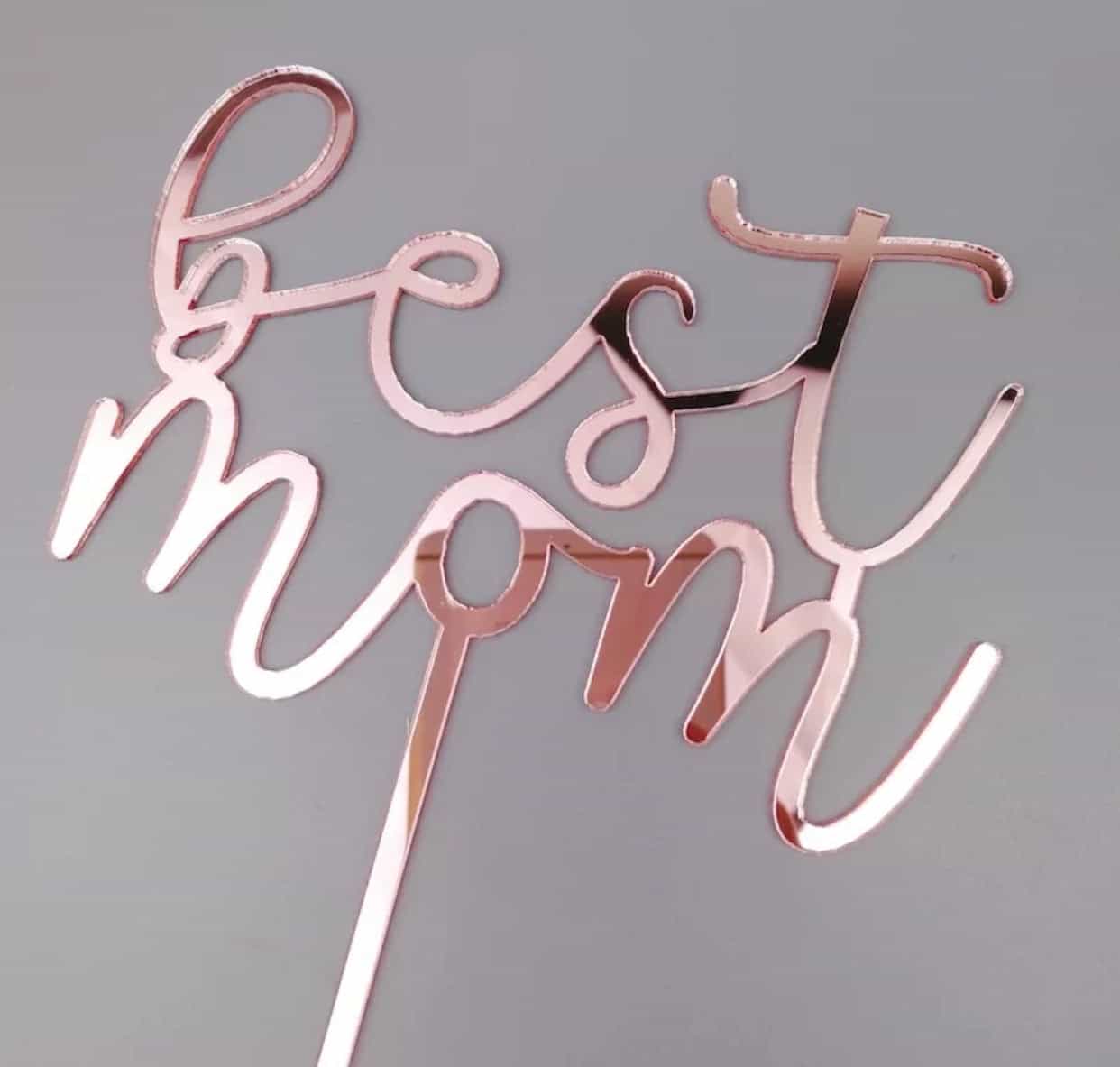 Best Mom / Best Dad Cake Topper-Cake Topper-All-Times-Gifts
