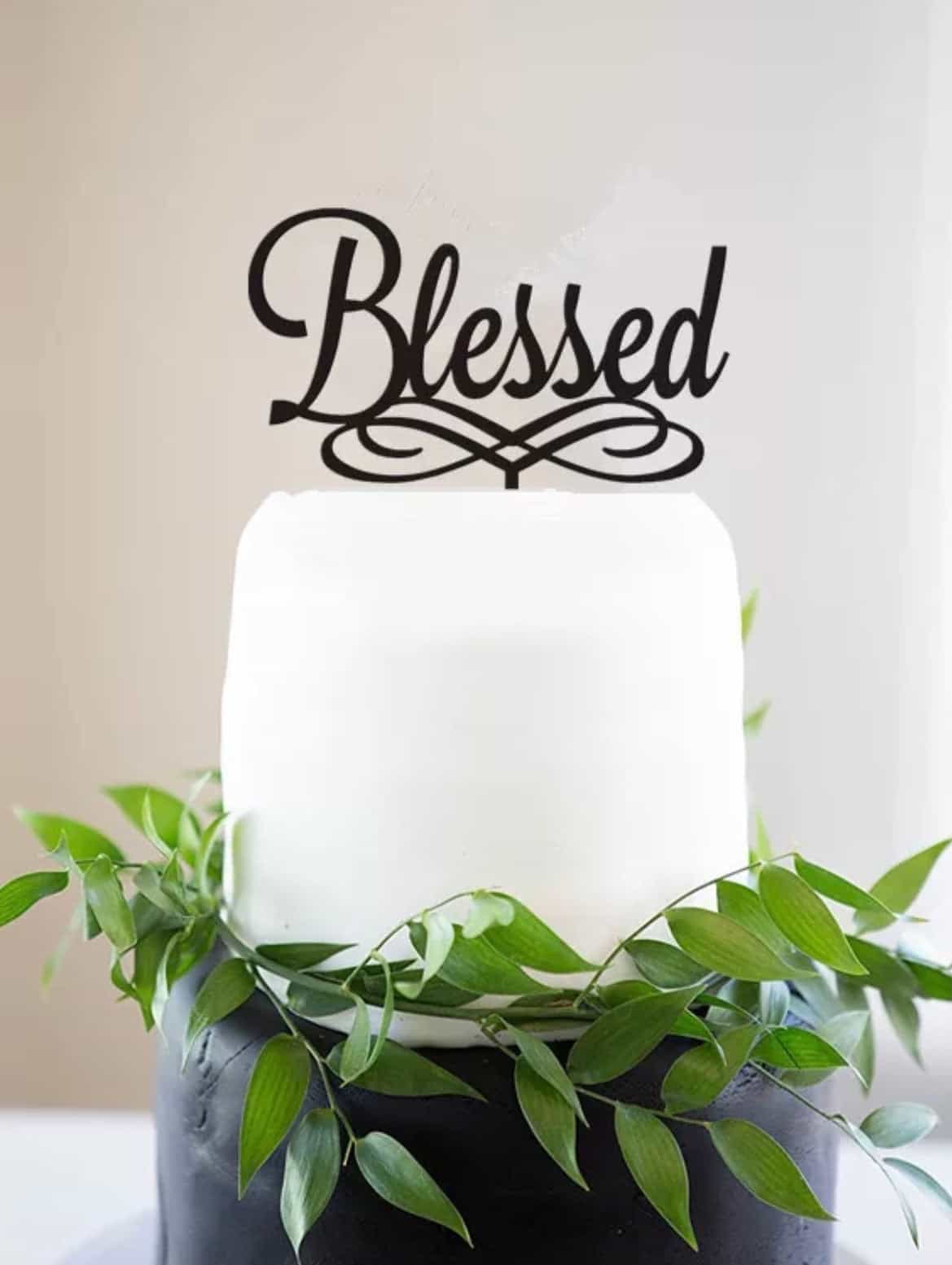Blessed Cake Topper-Cake Topper-All-Times-Gifts