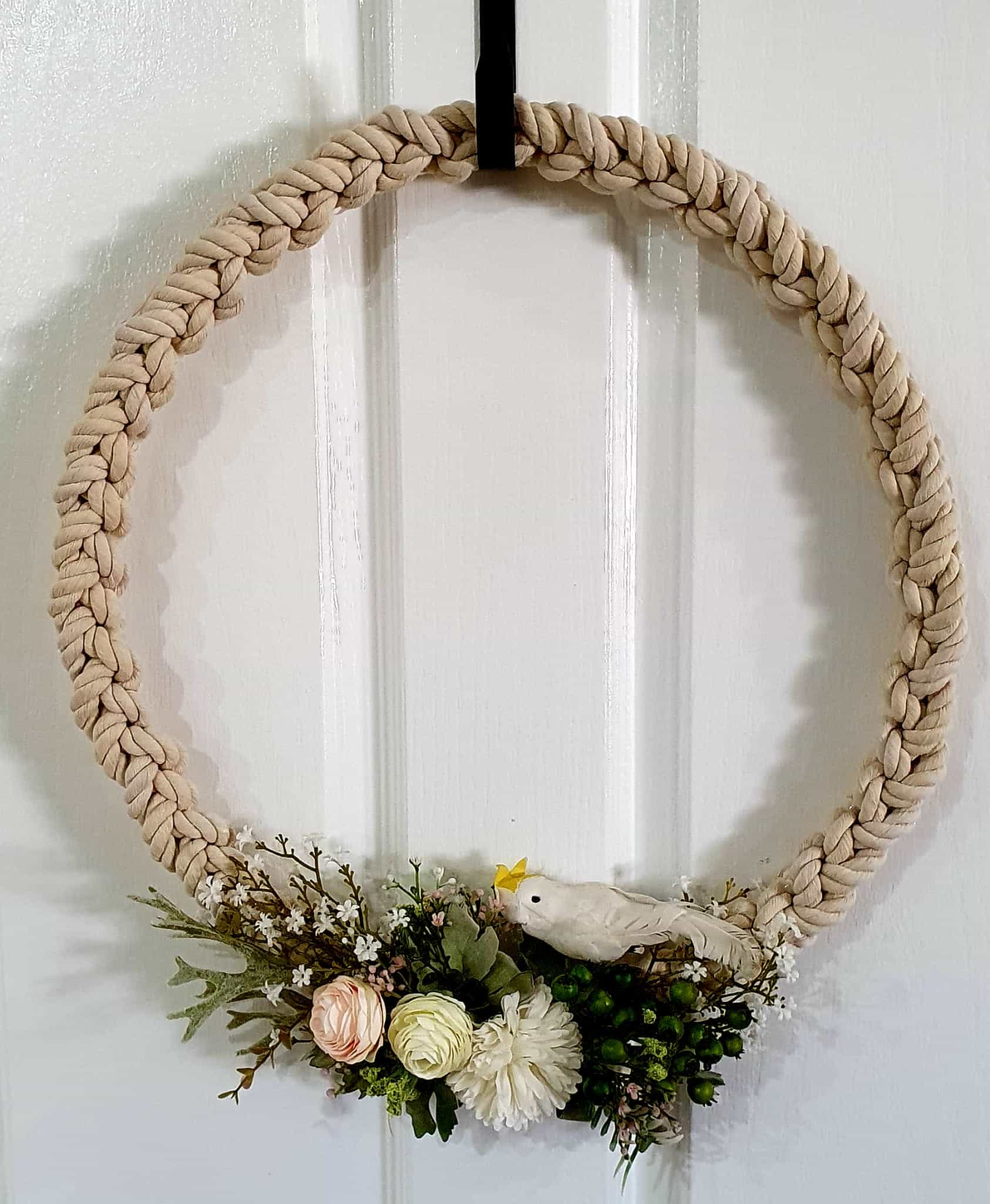 Braided Cotton Rope Wreath-All-Times-Gifts