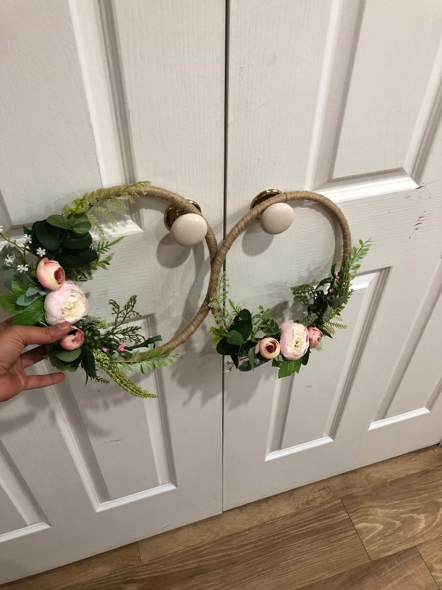 Bridesmaids Floral Hoops custom made-All-Times-Gifts