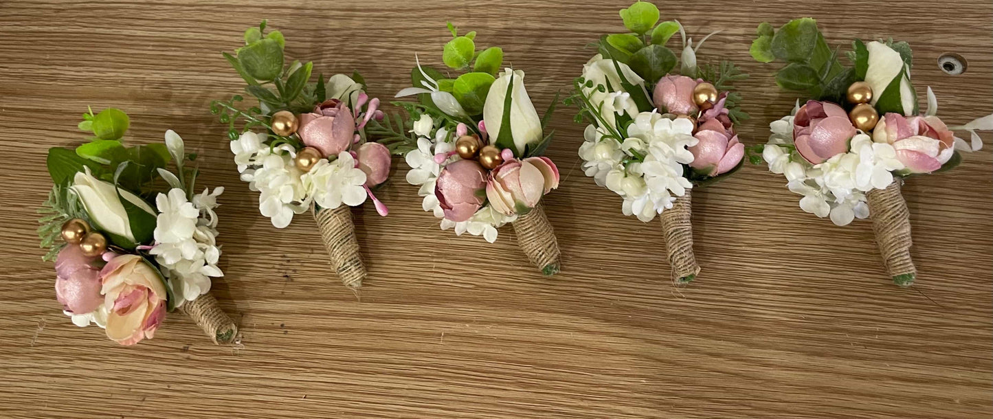 Buttonholes / Boutonnières Custom Made-Buttonholes-All-Times-Gifts