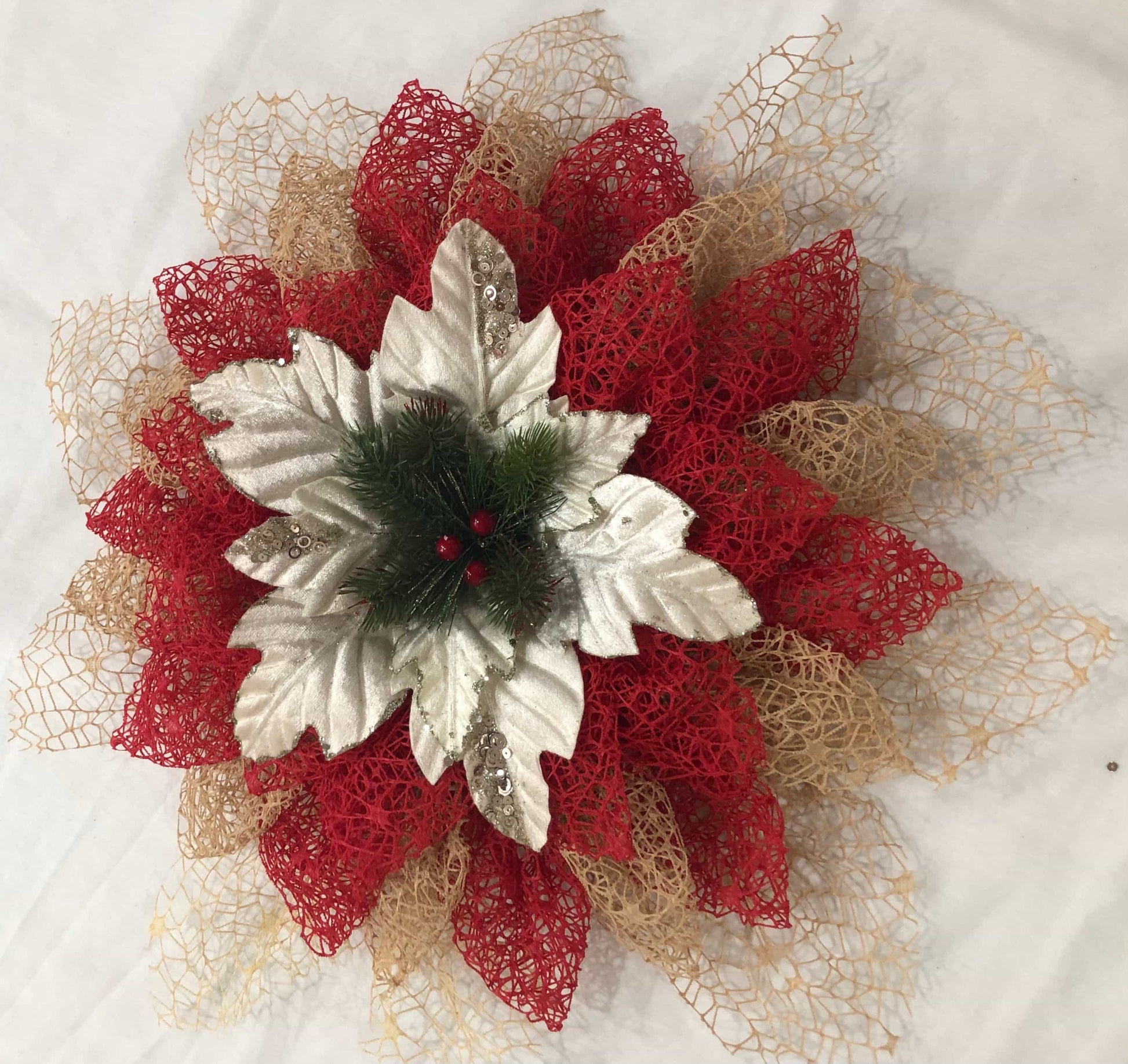 Fabric Christmas Wreath-All-Times-Gifts