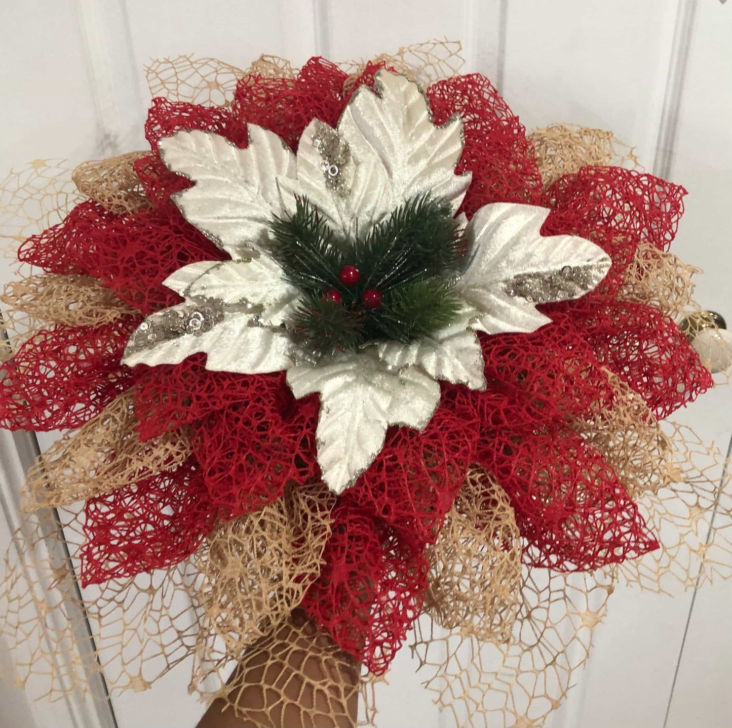Fabric Christmas Wreath-All-Times-Gifts