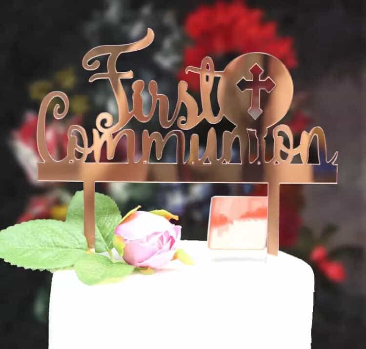 First Communion Cake Topper-Cake Topper-All-Times-Gifts