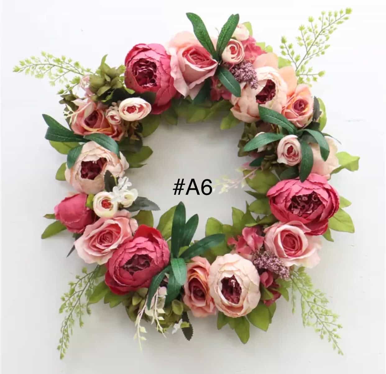 Floral Vine Grapes Wreath Garland-All-Times-Gifts