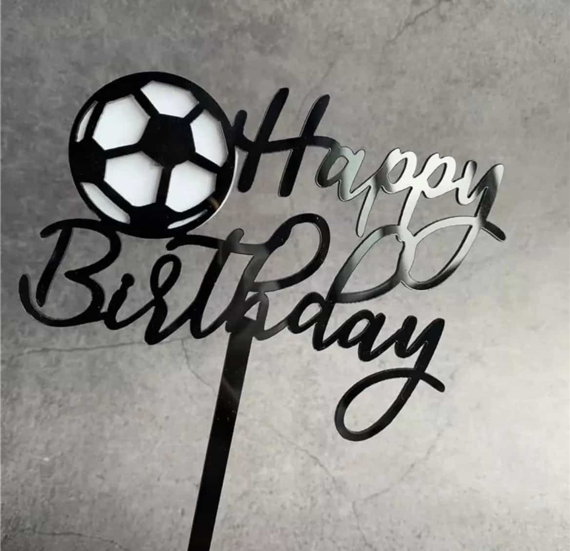 Soccer cake topper-All-Times-Gifts