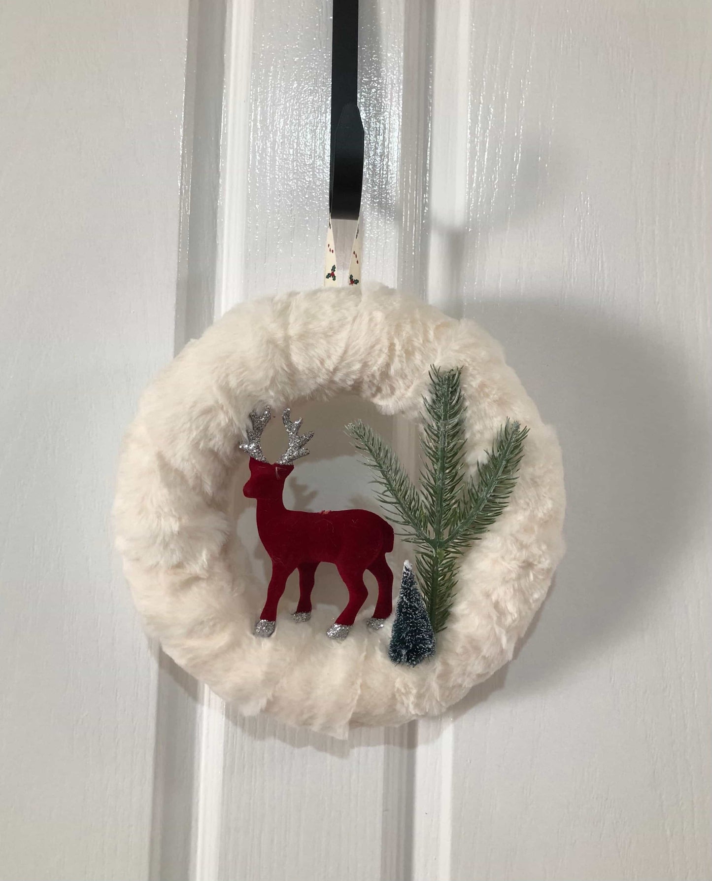 Fur Christmas wreath-All-Times-Gifts