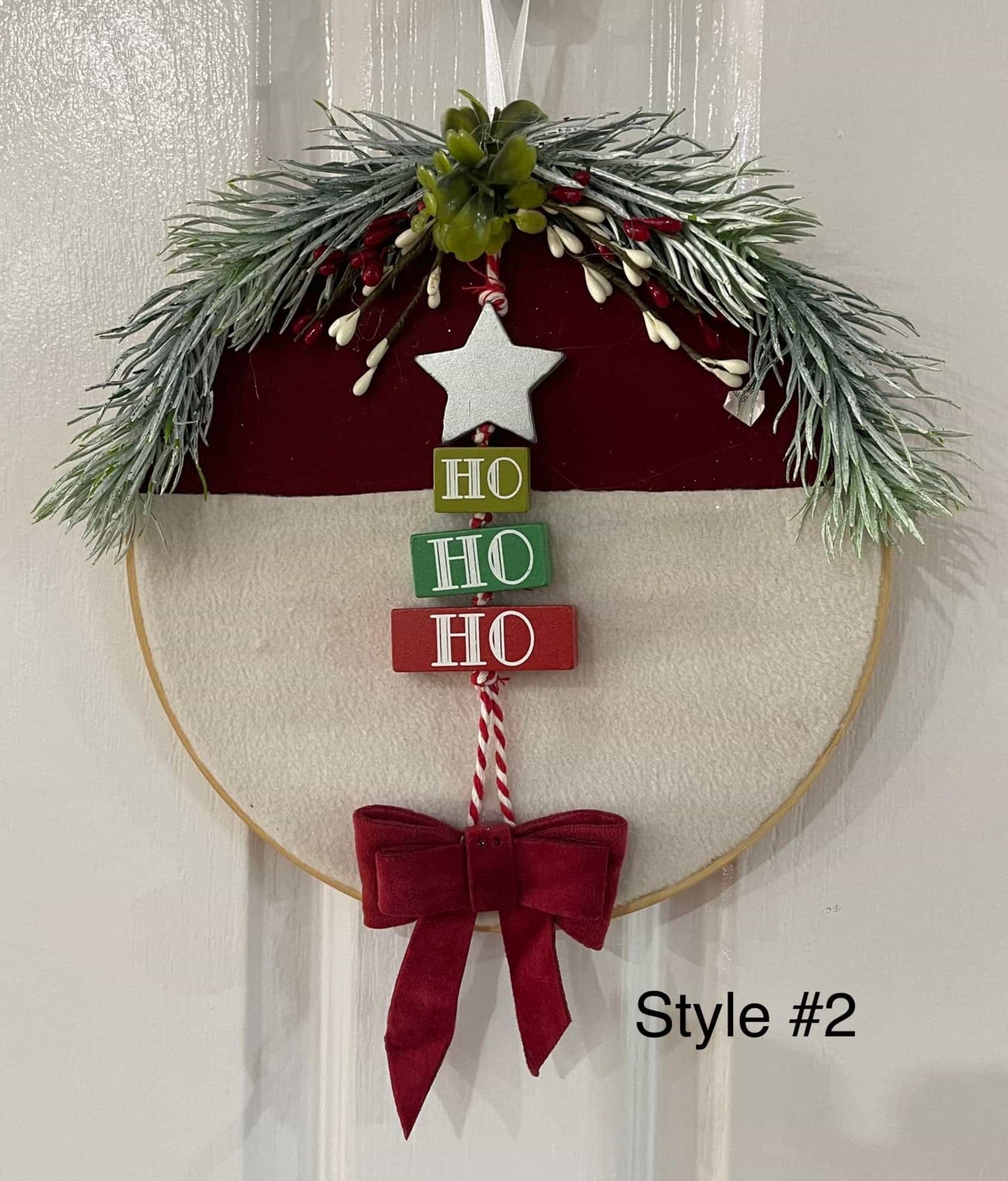 Wooden Christmas hoop-All-Times-Gifts