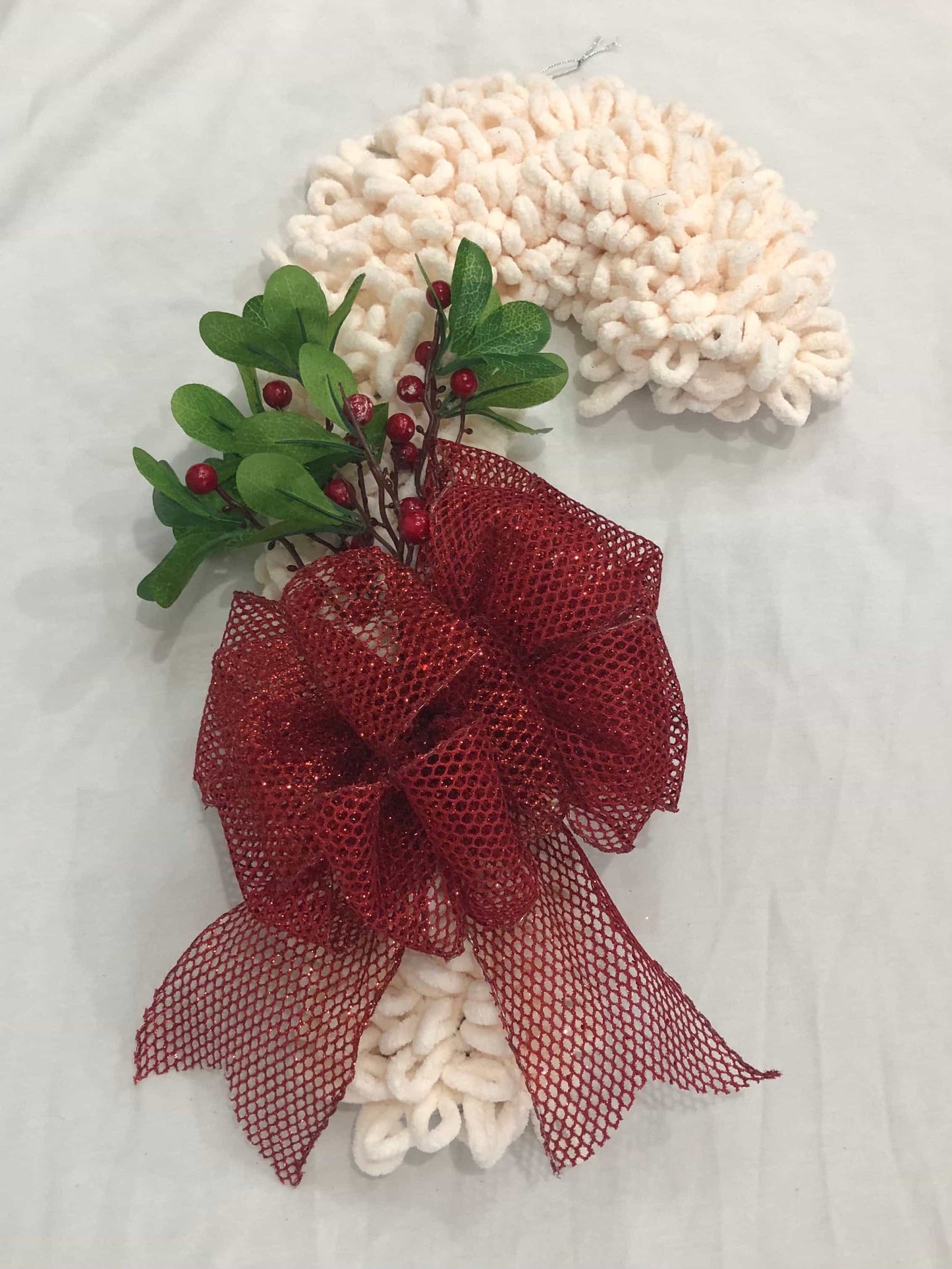Christmas candy Cane Wreath-All-Times-Gifts