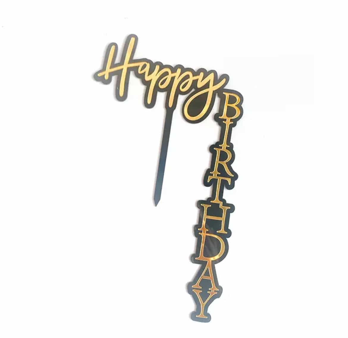 Happy Birthday Dropdown Cake Topper-Cake Topper-All-Times-Gifts