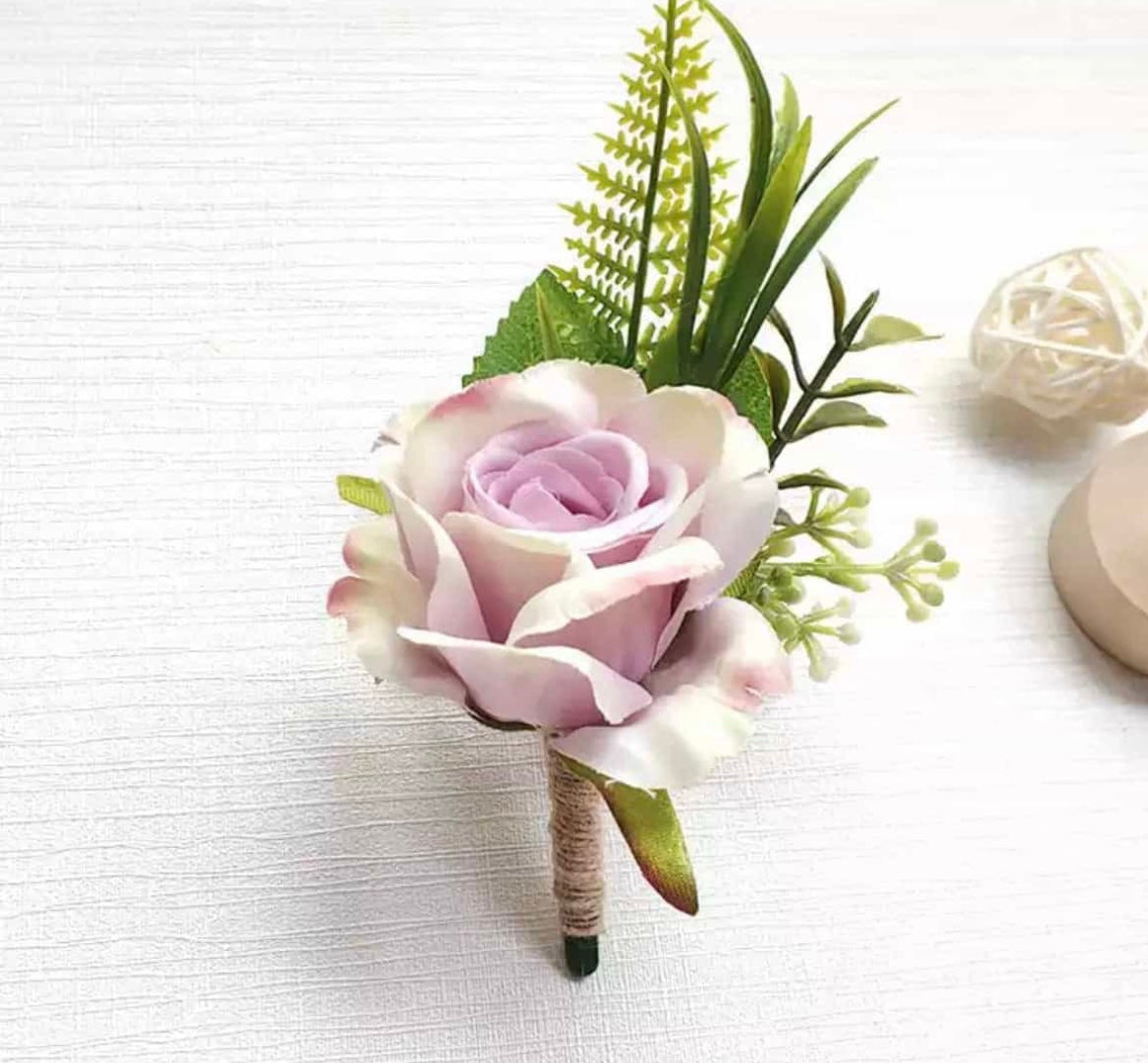 Floral Rose Corsage Bracelet / buttonhole
