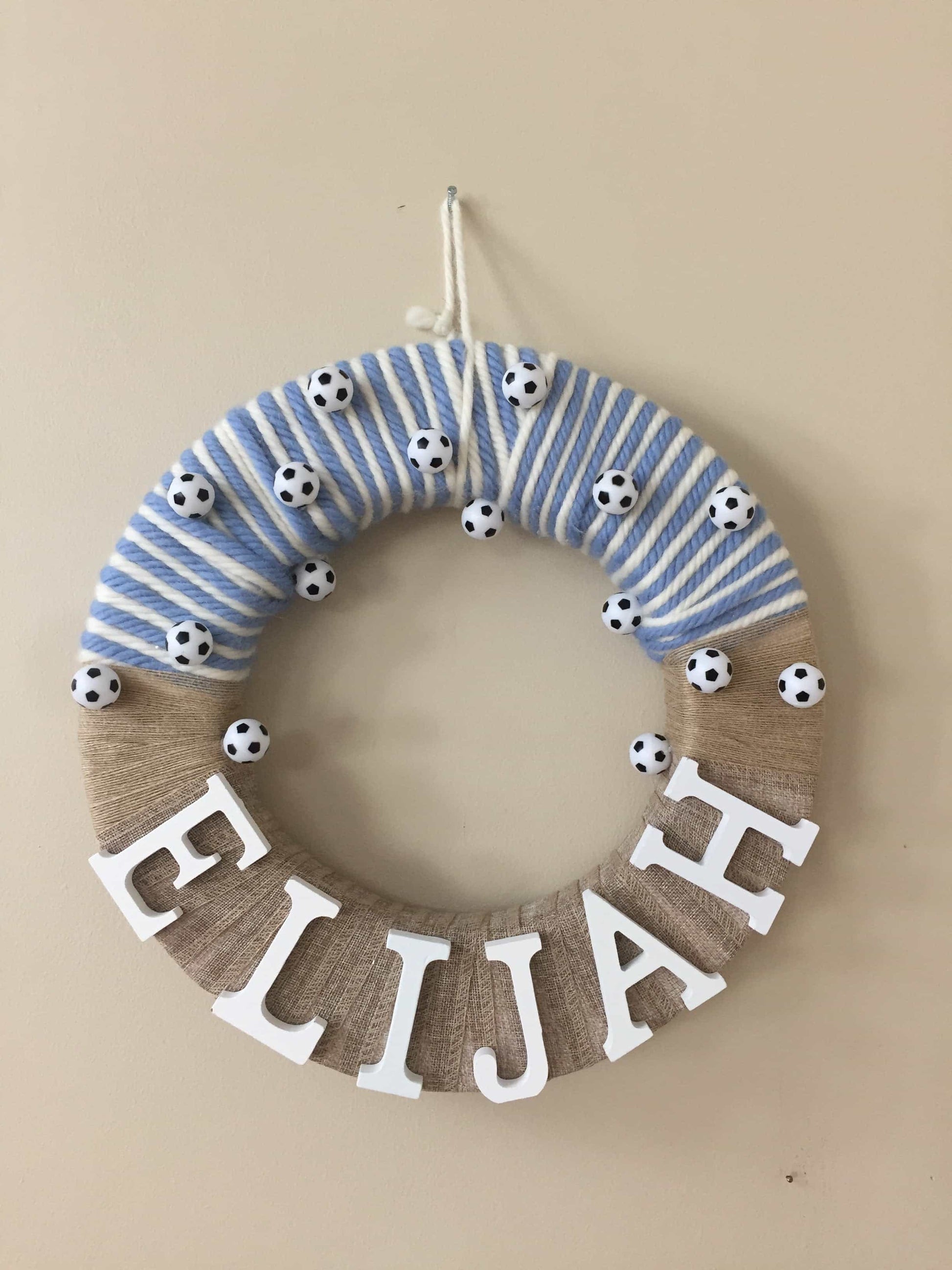Kids Room Personalised Wreath Wall Art-Personalised Wreath-All-Times-Gifts