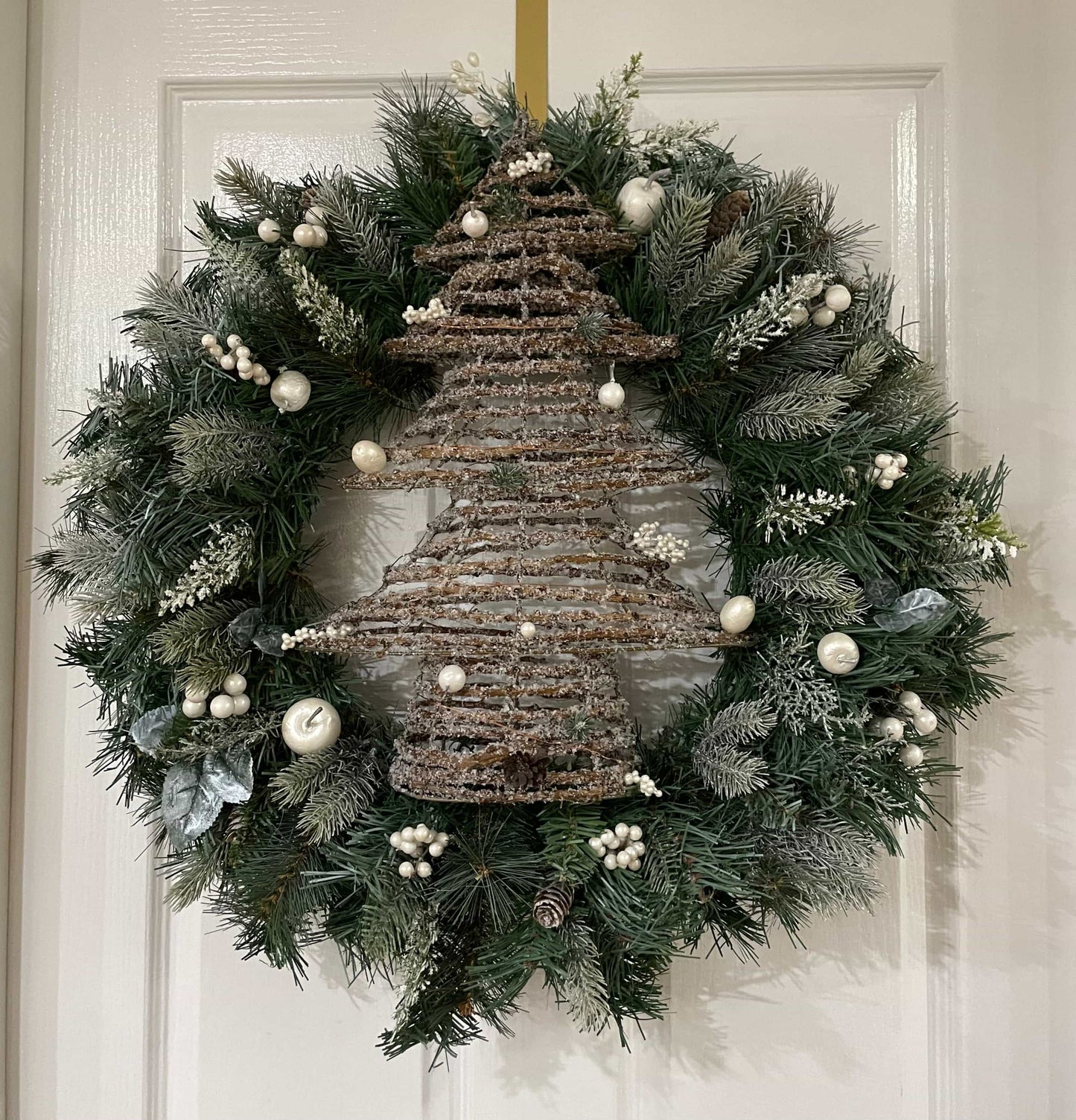 LED Christmas wreath with tree-All-Times-Gifts