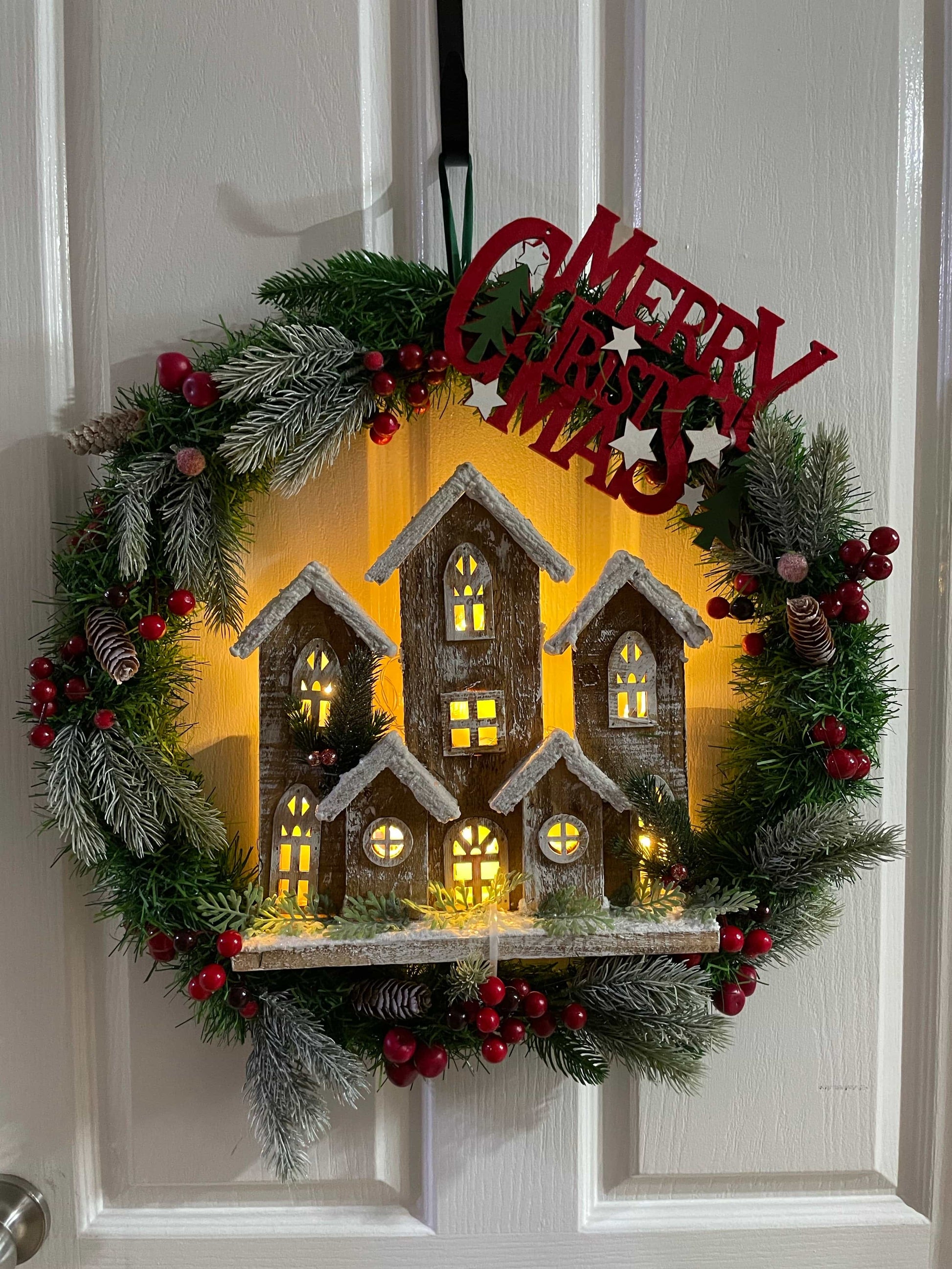 Light up church Christmas wreath-All-Times-Gifts