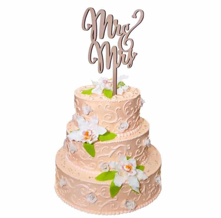 Mr&Mrs Cake Topper-Cake Topper-All-Times-Gifts