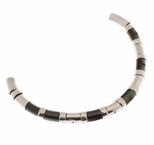 Magnetic Stainless Steel Cross Bracelet-Bracelet-All-Times-Gifts