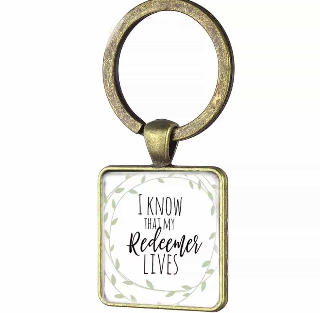 My redeemer lives keychain-All-Times-Gifts