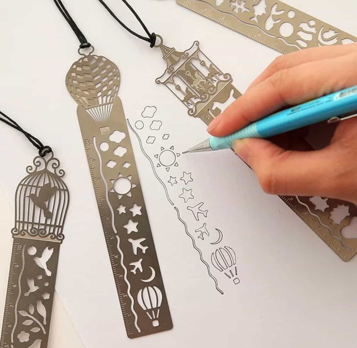 Pattern metal bookmarks set-All-Times-Gifts